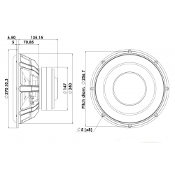 Scan Speak Subwoofer 26W/4558T00